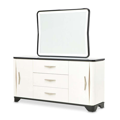 AICO by Michael Amini - Tuxedo Sideboard & Mirror - Piano Keyboard - 9087007SA-260-832 veiw 1