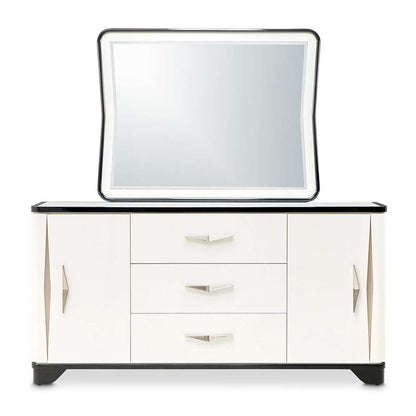 AICO by Michael Amini - Tuxedo Sideboard & Mirror - Piano Keyboard - 9087007SA-260-832 veiw 2