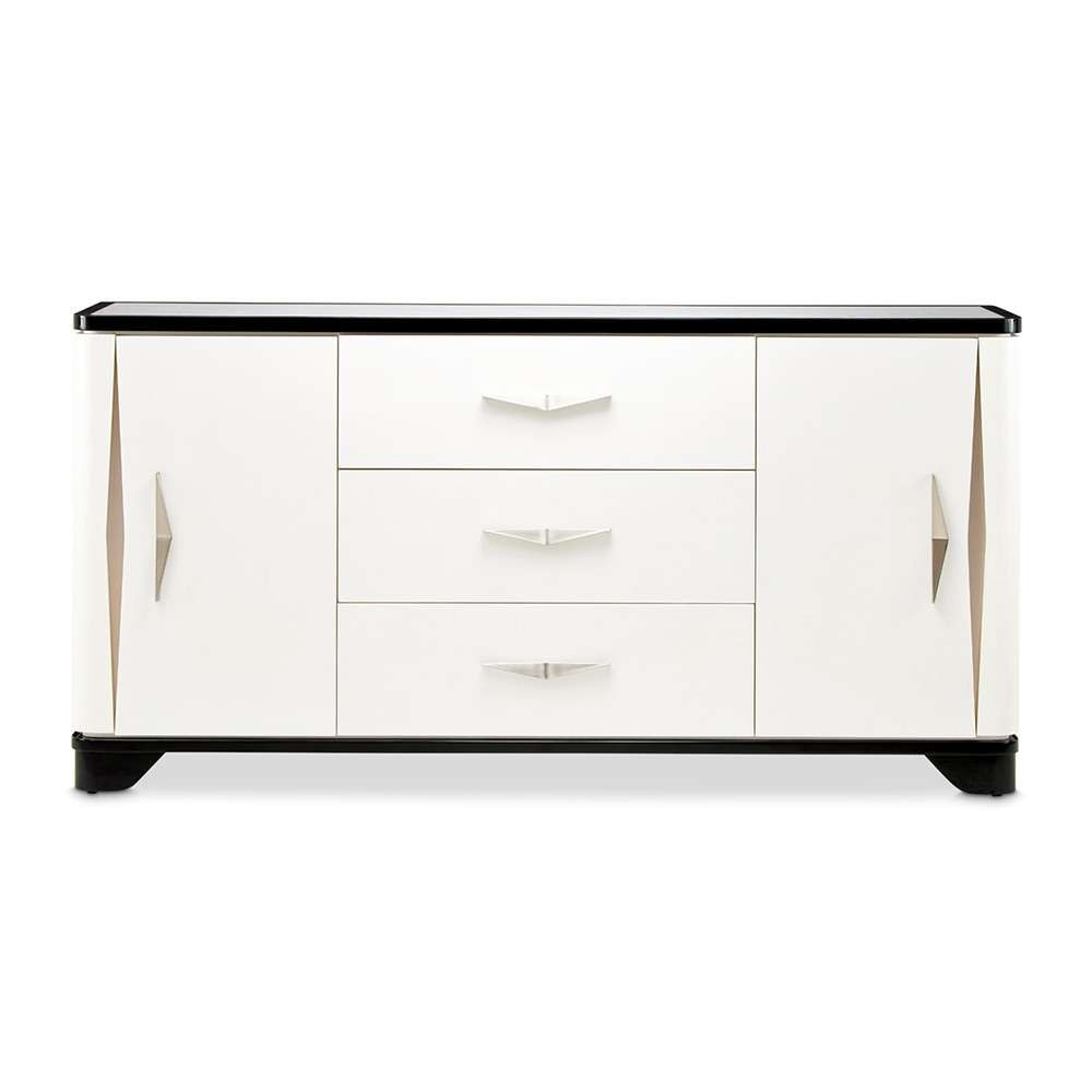 AICO by Michael Amini - Tuxedo Sideboard - Piano Keyboard - 9087007SA-832 veiw 2