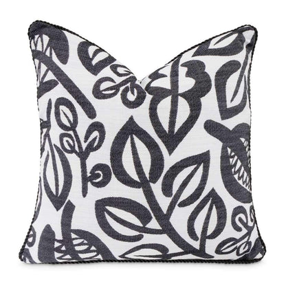 AICO by Michael Amini - Uptown Downtown Ardent 20in Square Throw Pillow - Domino - BCS-DP20-ARDNT-DMO veiw 4