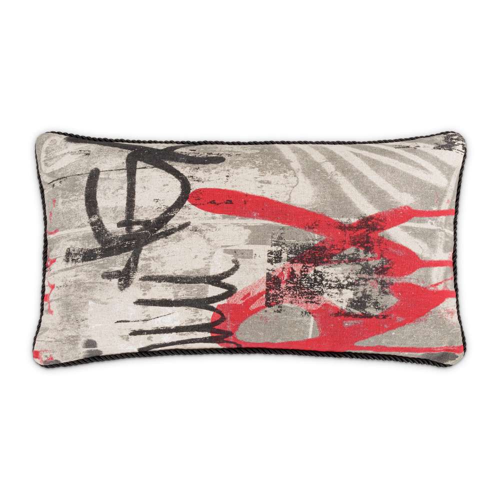 AICO by Michael Amini - Uptown Downtown Robo 13inx24in Oblong Throw Pillow - Firefly - BCS-DPOB-ROBO-FFY veiw 1