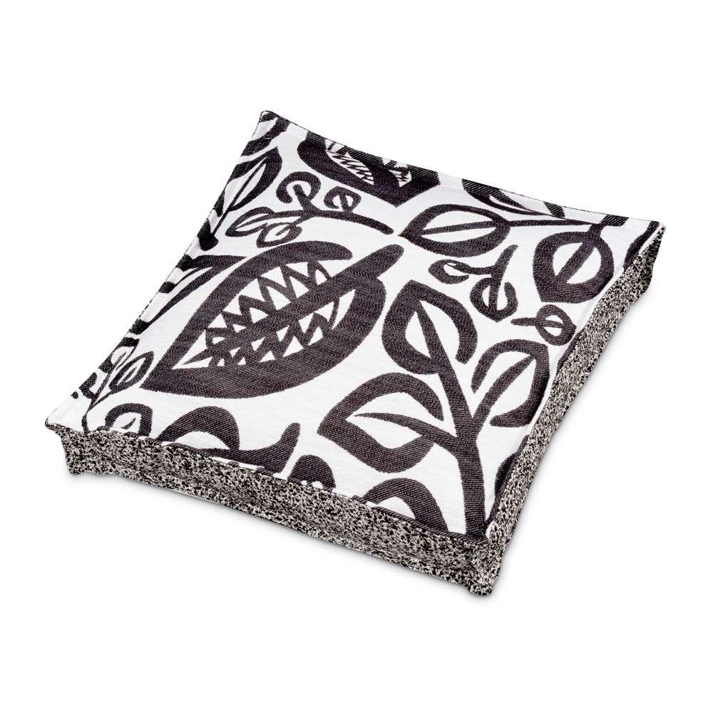 AICO by Michael Amini - Uptown Downtown Zest 18in Square Box Throw Pillow - Domino - BCS-DP18-ZEST-DMO veiw 3