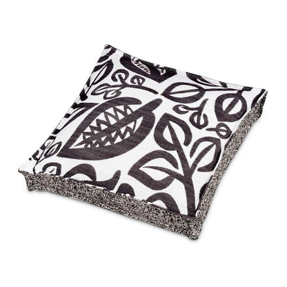 AICO by Michael Amini - Uptown Downtown Zest 18in Square Box Throw Pillow - Domino - BCS-DP18-ZEST-DMO veiw 3
