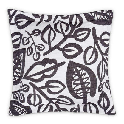 AICO by Michael Amini - Uptown Downtown Zio 24in Square Throw Pillow - Domino - BCS-DP24-ZIO-DMO veiw 1