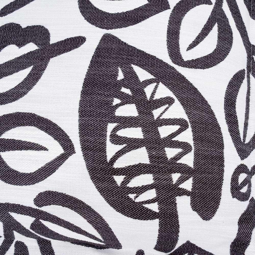 AICO by Michael Amini - Uptown Downtown Zio 24in Square Throw Pillow - Domino - BCS-DP24-ZIO-DMO veiw 3