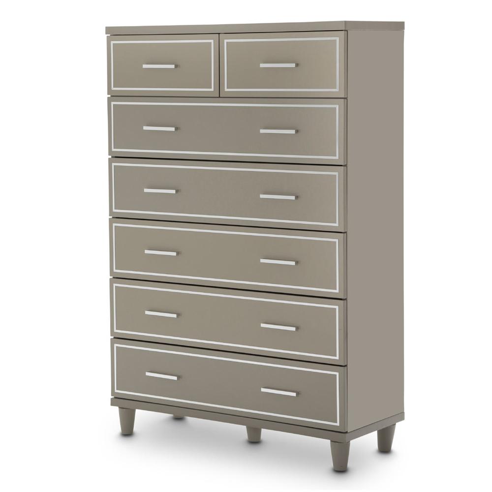 AICO by Michael Amini - Urban Place 7 Drawer Chest in Dove Gray - 9027670-803_CLOSEOUT veiw 1