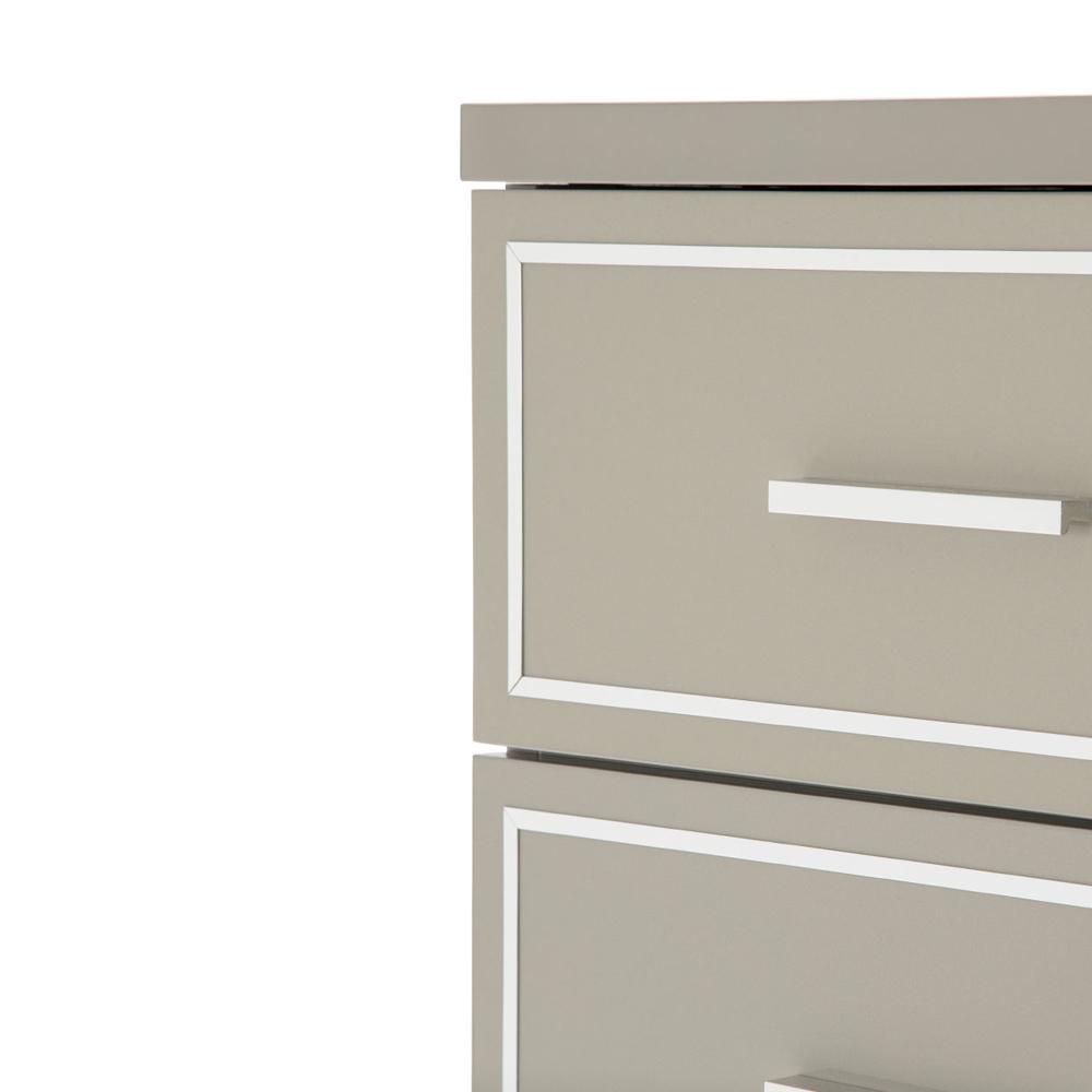 AICO by Michael Amini - Urban Place 7 Drawer Chest in Dove Gray - 9027670-803_CLOSEOUT veiw 4