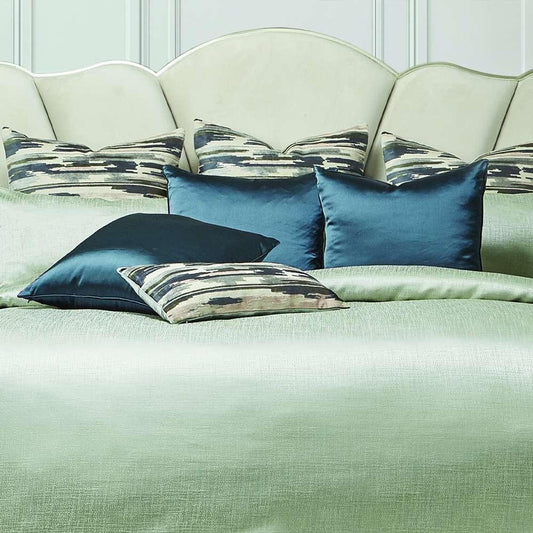 AICO by Michael Amini - Valerie 10-Piece King Comforter Set - Mist - BCS-KS10-VALRI-MST veiw 1