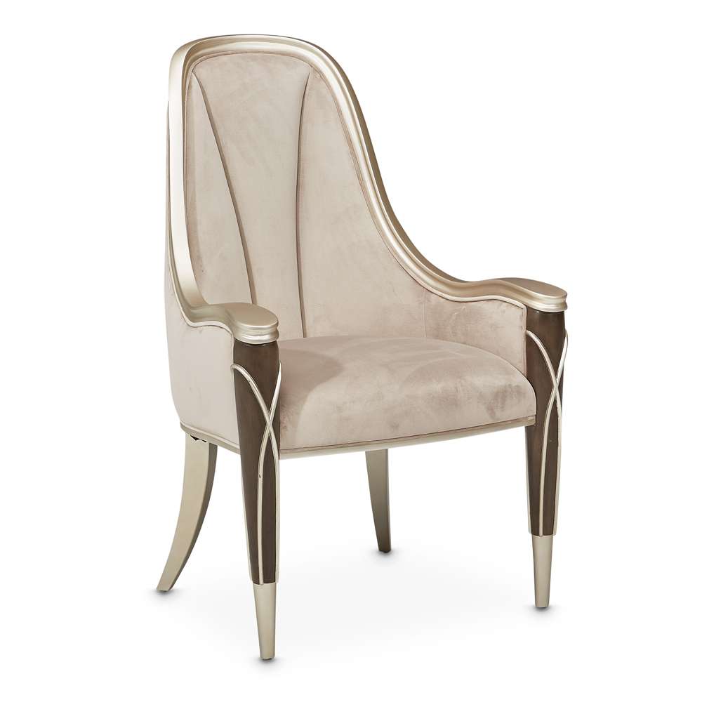 AICO by Michael Amini - VillaÂ Cherie Arm Chair - Hazelnut - N9008004-410 veiw 1