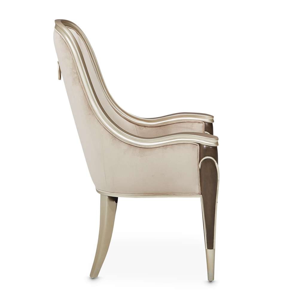 AICO by Michael Amini - VillaÂ Cherie Arm Chair - Hazelnut - N9008004-410 veiw 2