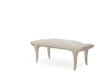 AICO by Michael Amini - Villa Cherie Bed Bench - Caramel - N9008904-134 veiw 1