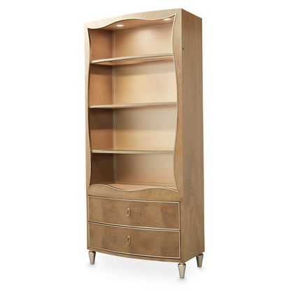 AICO by Michael Amini - Villa Cherie Bookcase - Caramel - N9008199-134 veiw 1