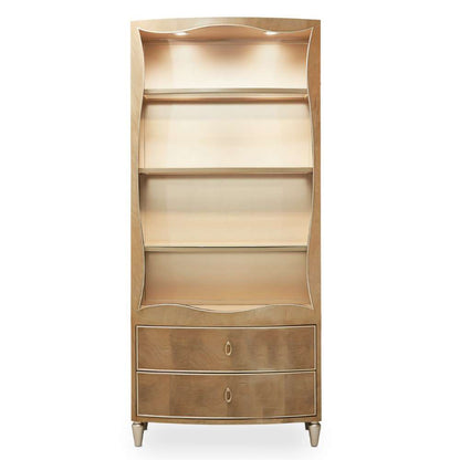 AICO by Michael Amini - Villa Cherie Bookcase - Caramel - N9008199-134 veiw 3