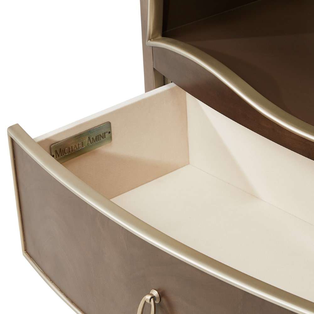 AICO by Michael Amini - Villa Cherie Bookcase - Caramel - N9008199-134 veiw 4