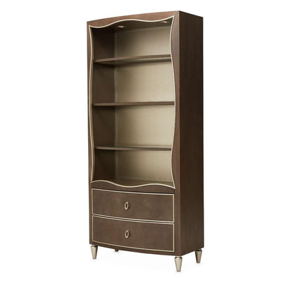 AICO by Michael Amini - VillaÂ Cherie Bookcase - Hazelnut - N9008199-410 veiw 1