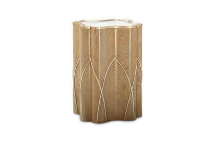 AICO by Michael Amini - Villa Cherie Chairside Table - Caramel - N9008222-134 veiw 1