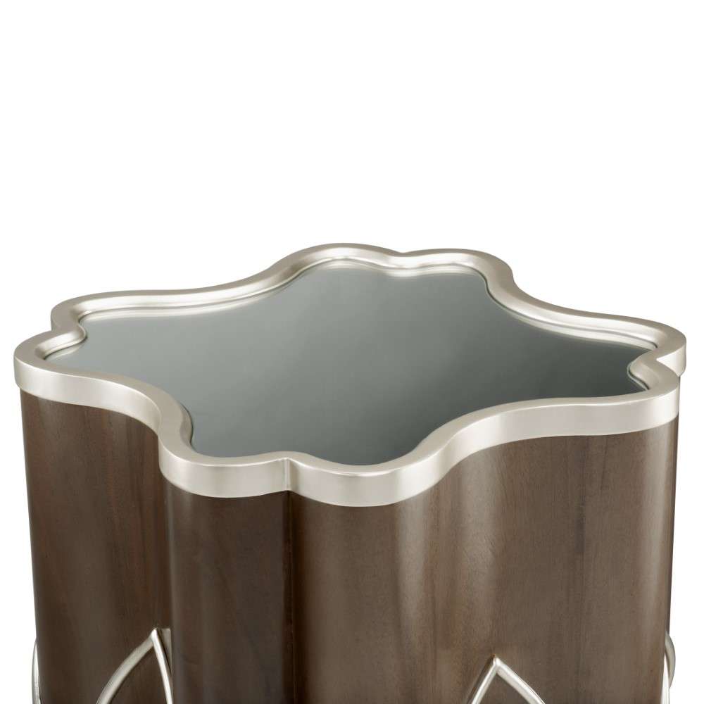 AICO by Michael Amini - VillaÂ Cherie Chairside Table - Hazelnut - N9008222-410 veiw 5