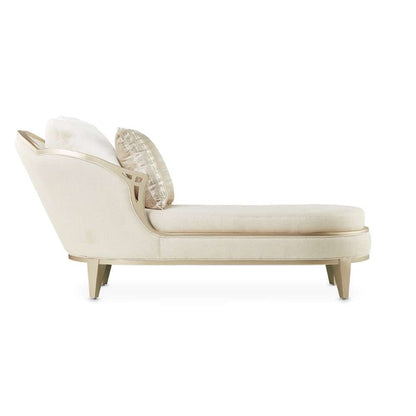 AICO by Michael Amini - Villa Cherie Chaise - Pearl/Caramel - N9008845-PEARL-134 veiw 4