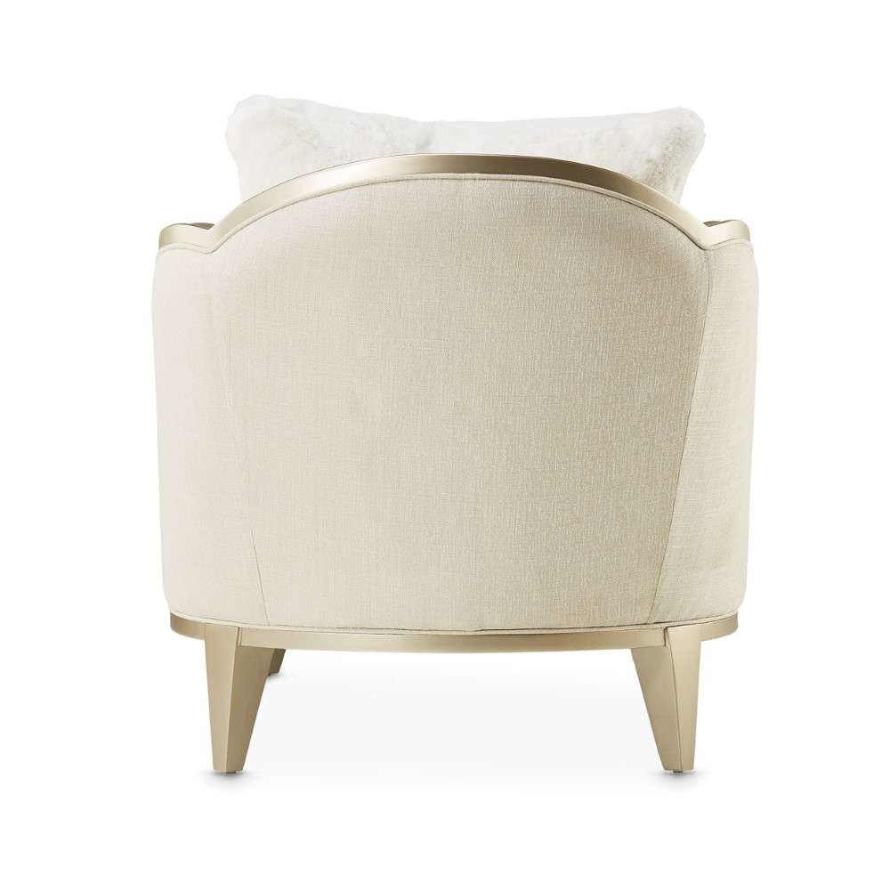 AICO by Michael Amini - Villa Cherie Chaise - Pearl/Caramel - N9008845-PEARL-134 veiw 6
