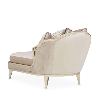 AICO by Michael Amini - Villa Cherie Chaise - Porcini/Hazelnut - N9008845-PRCNI-410 veiw 3