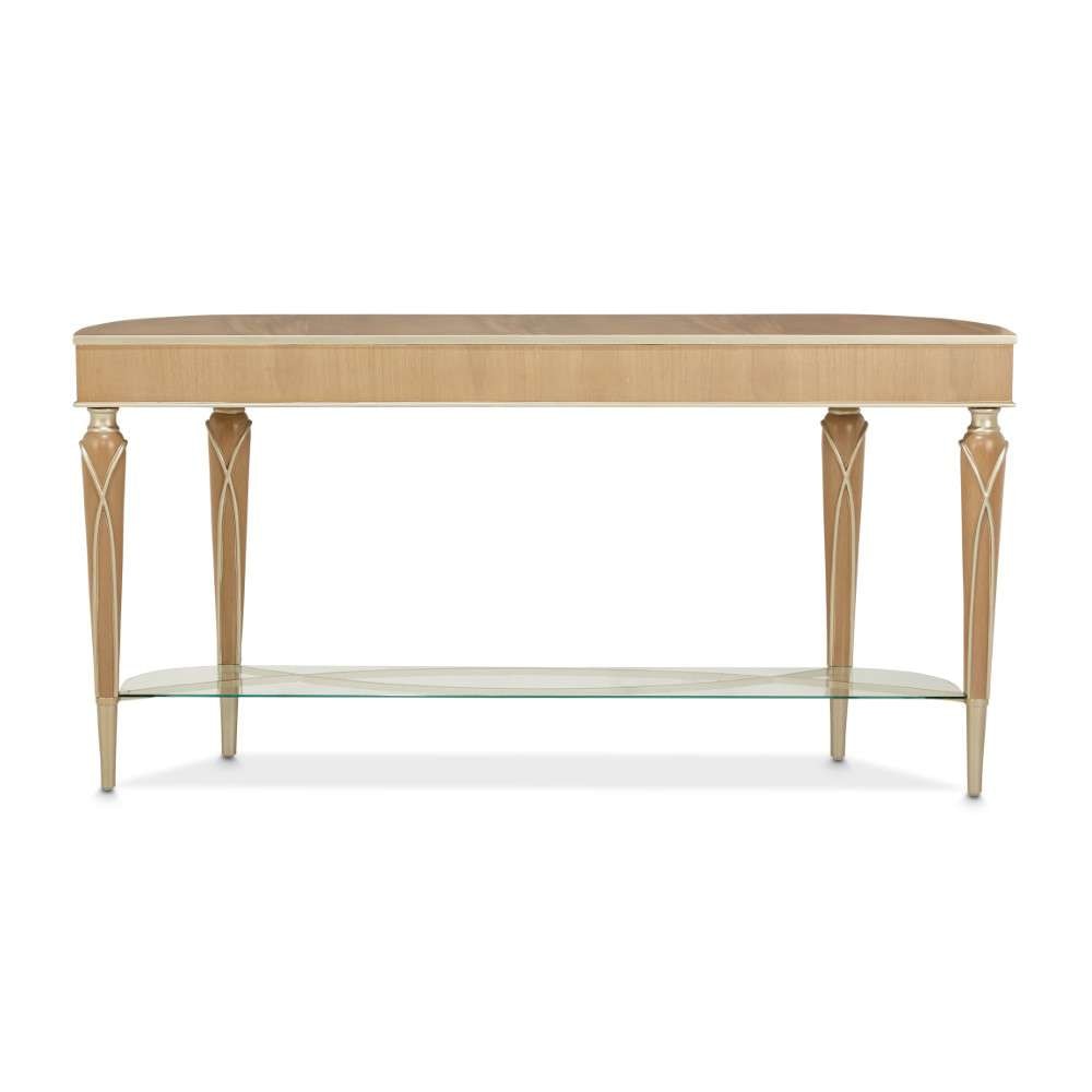 AICO by Michael Amini - Villa Cherie Console Table - Caramel - N9008223-134 veiw 4