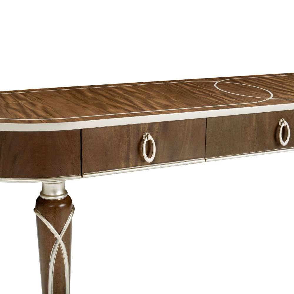 AICO by Michael Amini - VillaÂ Cherie Console Table - Hazelnut - N9008223-410 veiw 5