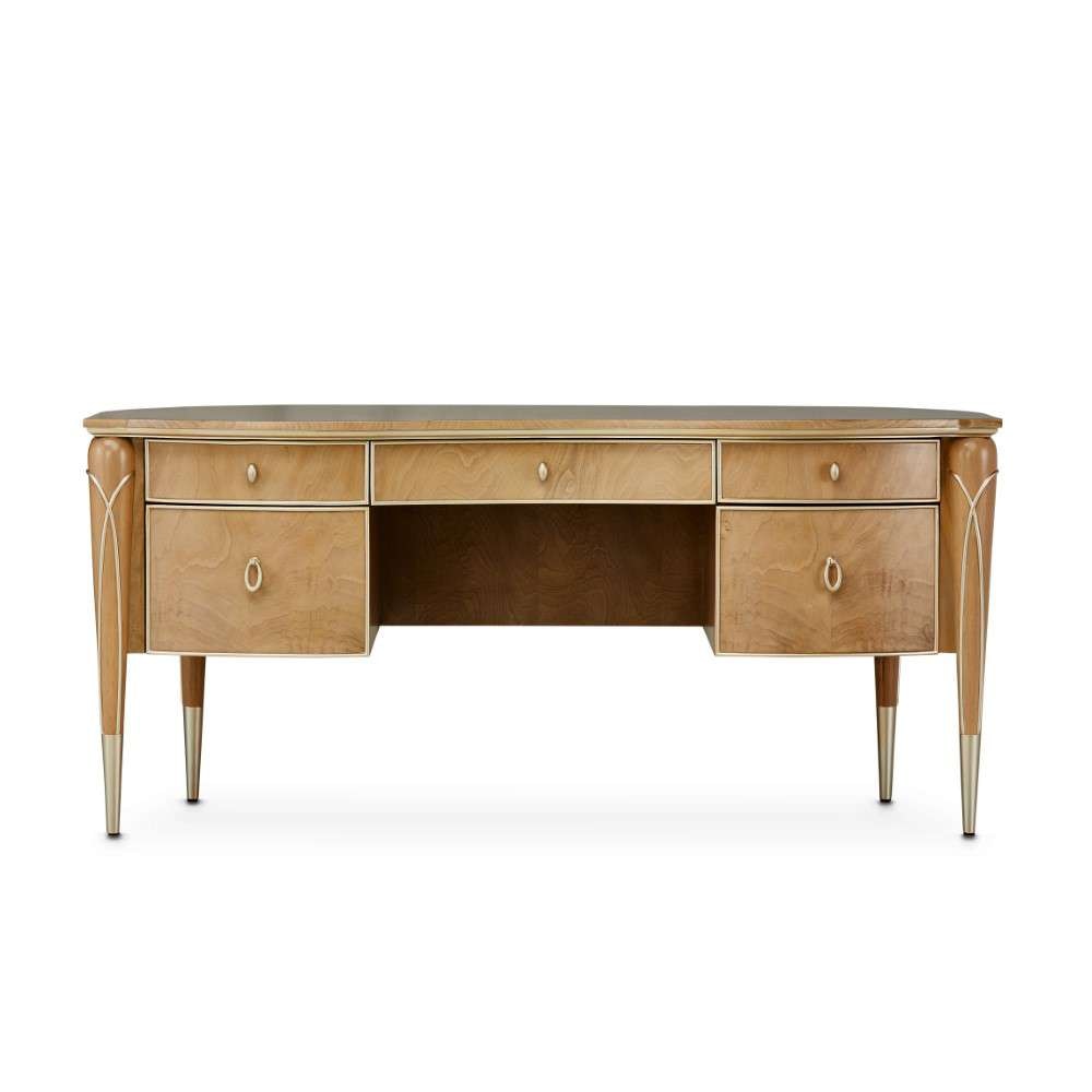 AICO by Michael Amini - Villa Cherie Desk - Caramel - N9008207-134 veiw 3