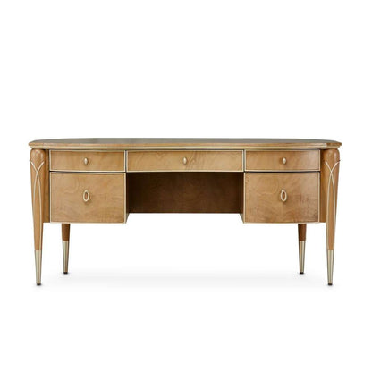 AICO by Michael Amini - Villa Cherie Desk - Caramel - N9008207-134 veiw 3