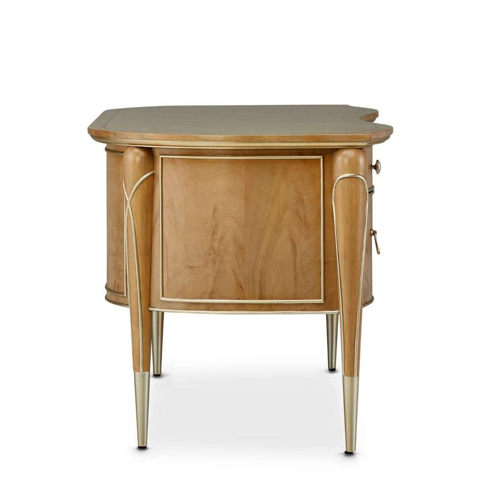 AICO by Michael Amini - Villa Cherie Desk - Caramel - N9008207-134 veiw 5