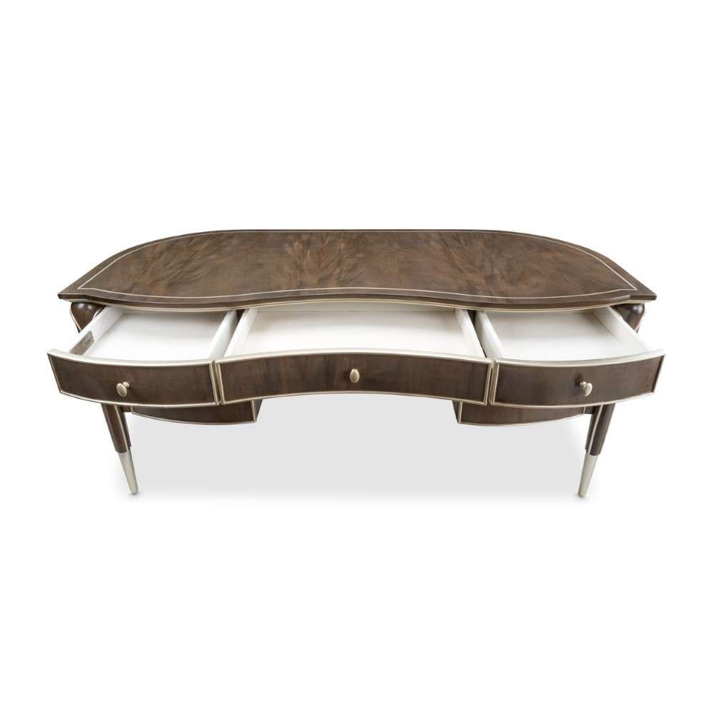 AICO by Michael Amini - VillaÂ Cherie Desk - Hazelnut - N9008207-410 veiw 4