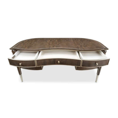 AICO by Michael Amini - VillaÂ Cherie Desk - Hazelnut - N9008207-410 veiw 4