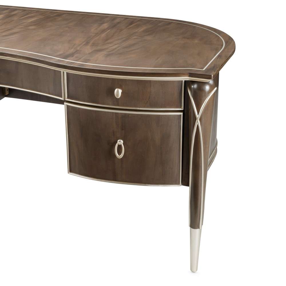 AICO by Michael Amini - VillaÂ Cherie Desk - Hazelnut - N9008207-410 veiw 8