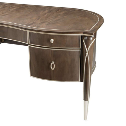AICO by Michael Amini - VillaÂ Cherie Desk - Hazelnut - N9008207-410 veiw 8