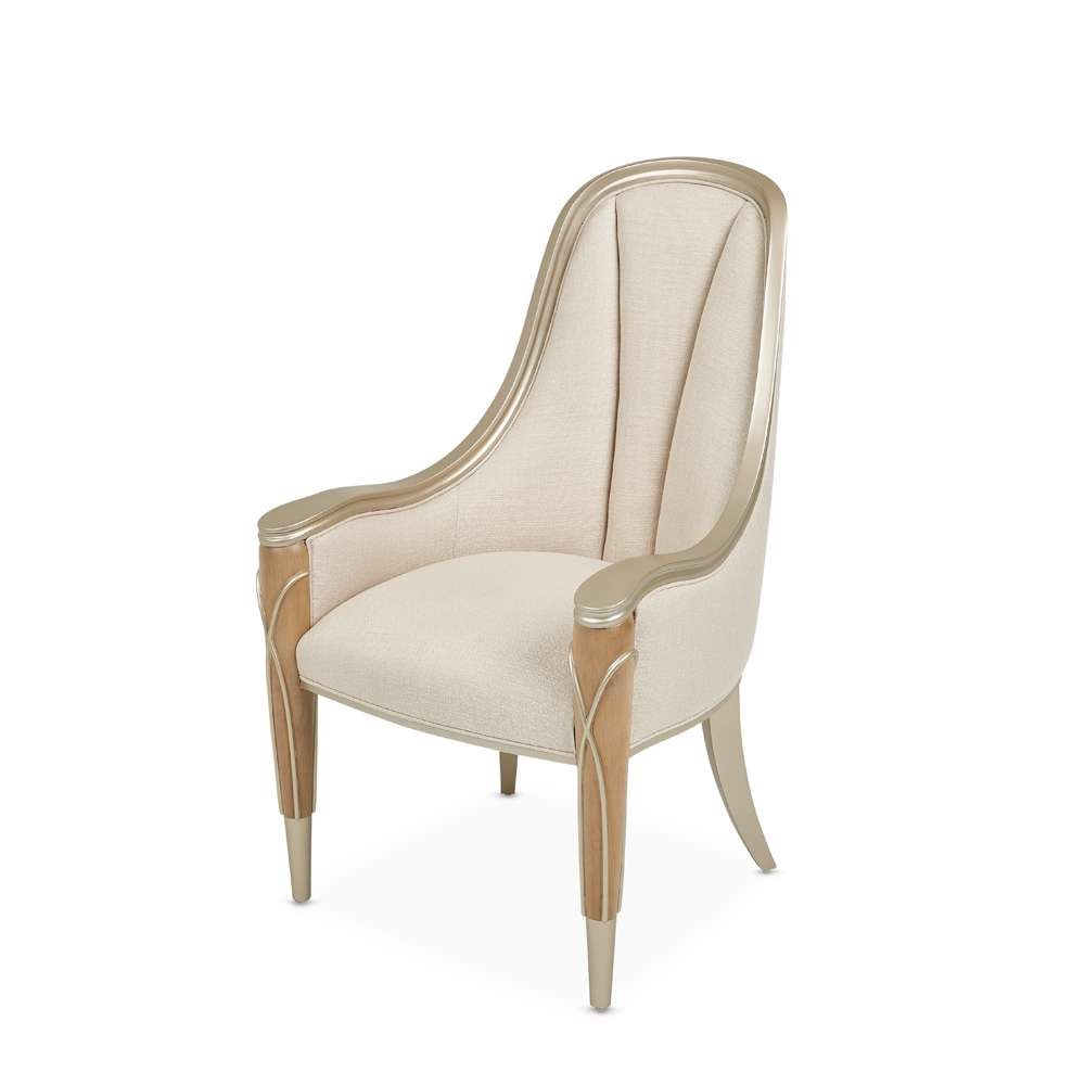 AICO by Michael Amini - Villa Cherie Dining Arm Chair - Caramel - N9008004-134 veiw 1
