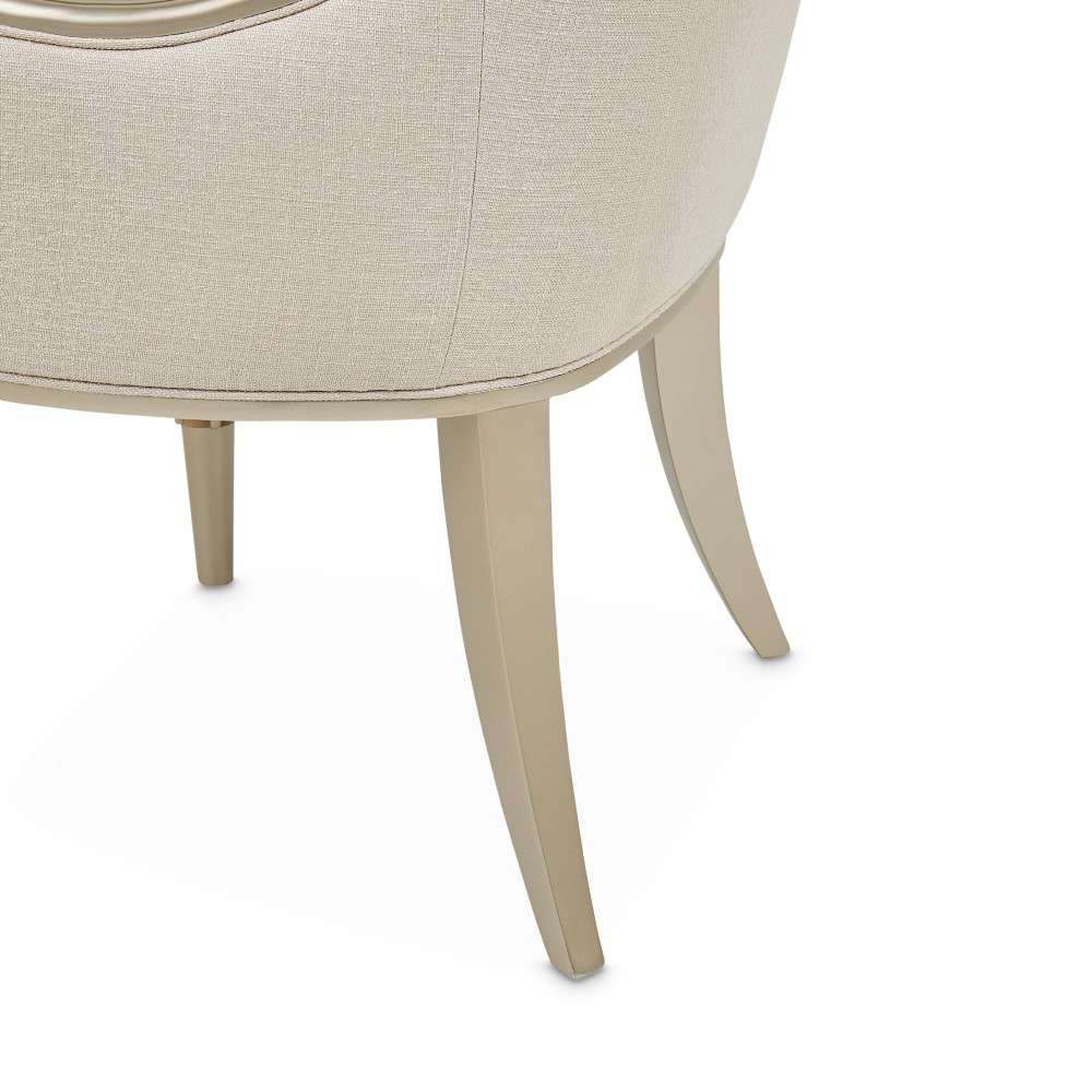 AICO by Michael Amini - Villa Cherie Dining Arm Chair - Caramel - N9008004-134 veiw 7