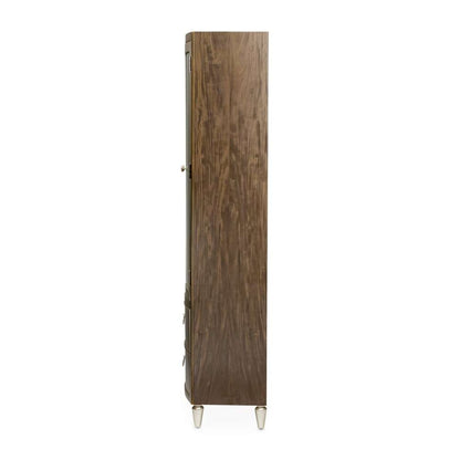 AICO by Michael Amini - VillaÂ Cherie Display Cabinet - Hazelnut - N9008209-410 veiw 7