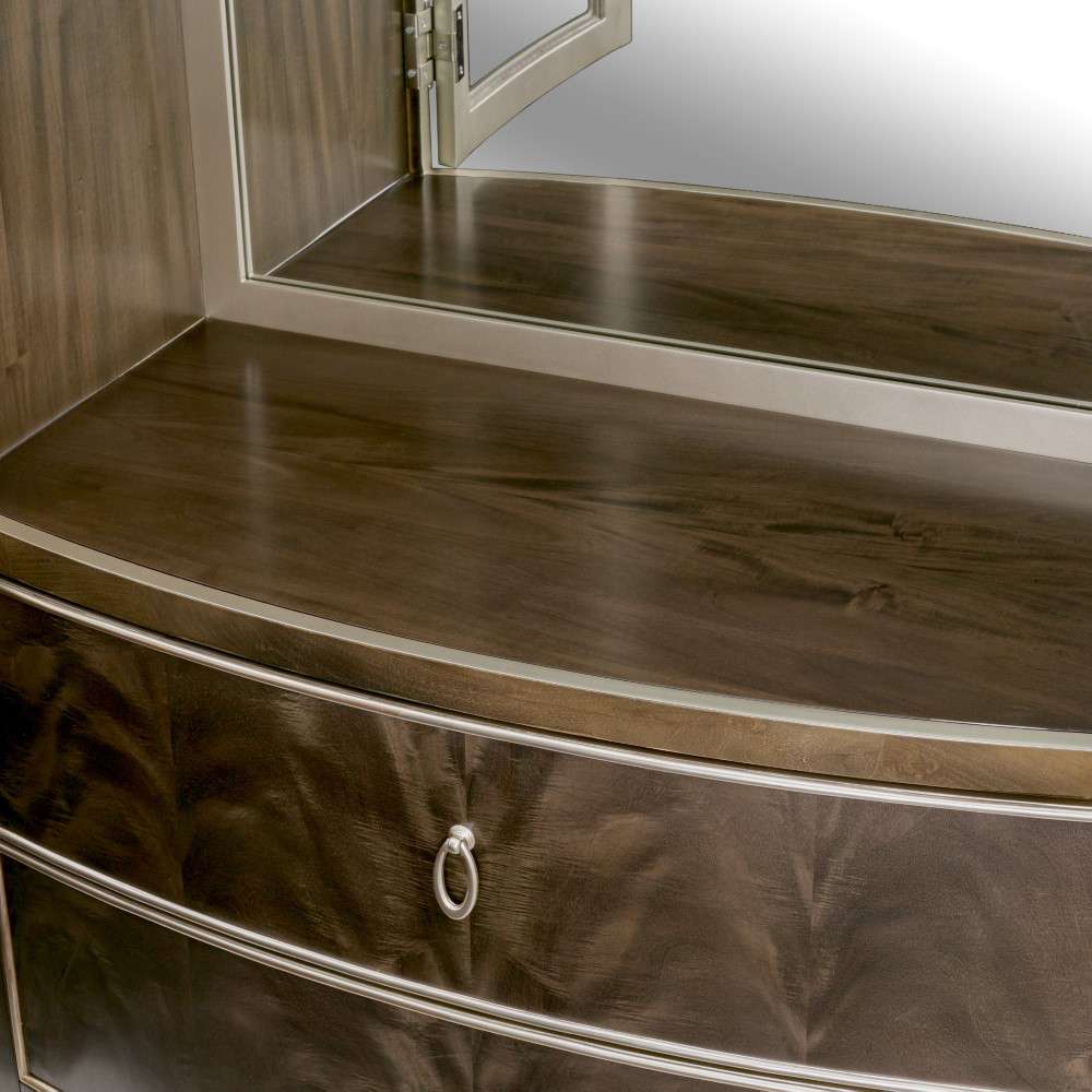 AICO by Michael Amini - VillaÂ Cherie Display Cabinet - Hazelnut - N9008209-410 veiw 9