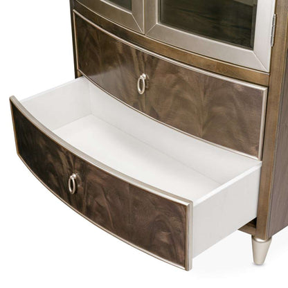 AICO by Michael Amini - VillaÂ Cherie Display Cabinet - Hazelnut - N9008209-410 veiw 11