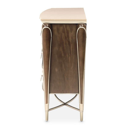 AICO by Michael Amini - VillaÂ Cherie Dresser - Hazelnut - N9008050SA-410 veiw 3
