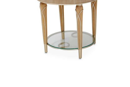 AICO by Michael Amini - Villa Cherie End Table - Caramel - N9008202-134 veiw 3