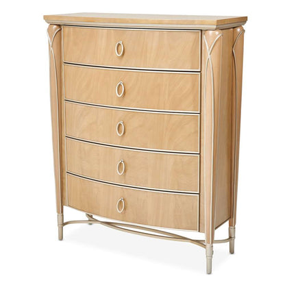 AICO by Michael Amini - Villa Cherie Highboy Chest - Caramel - N9008070SA-134 veiw 1