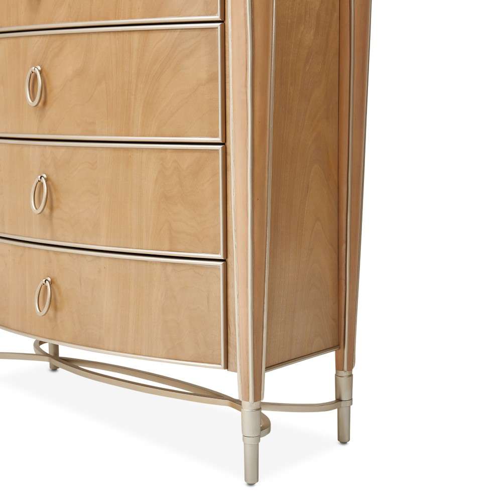 AICO by Michael Amini - Villa Cherie Highboy Chest - Caramel - N9008070SA-134 veiw 3