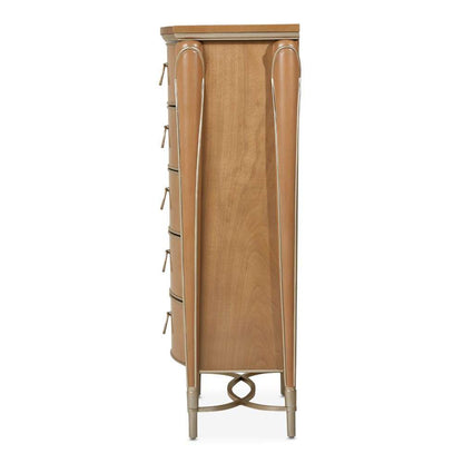 AICO by Michael Amini - Villa Cherie Highboy Chest - Caramel - N9008070SA-134 veiw 6