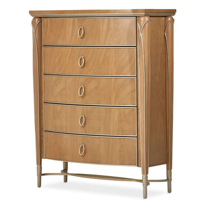 AICO by Michael Amini - Villa Cherie Highboy Chest - Caramel - N9008070SA-134 veiw 7