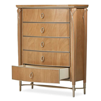 AICO by Michael Amini - Villa Cherie Highboy Chest - Caramel - N9008070SA-134 veiw 8