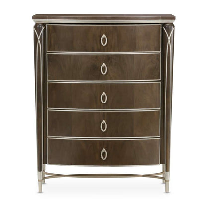 AICO by Michael Amini - VillaÂ Cherie Highboy Chest - Hazelnut - N9008070SA-410 veiw 2