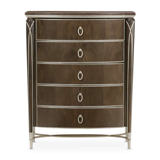 AICO by Michael Amini - VillaÂ Cherie Highboy Chest - Hazelnut - N9008070SA-410 veiw 2