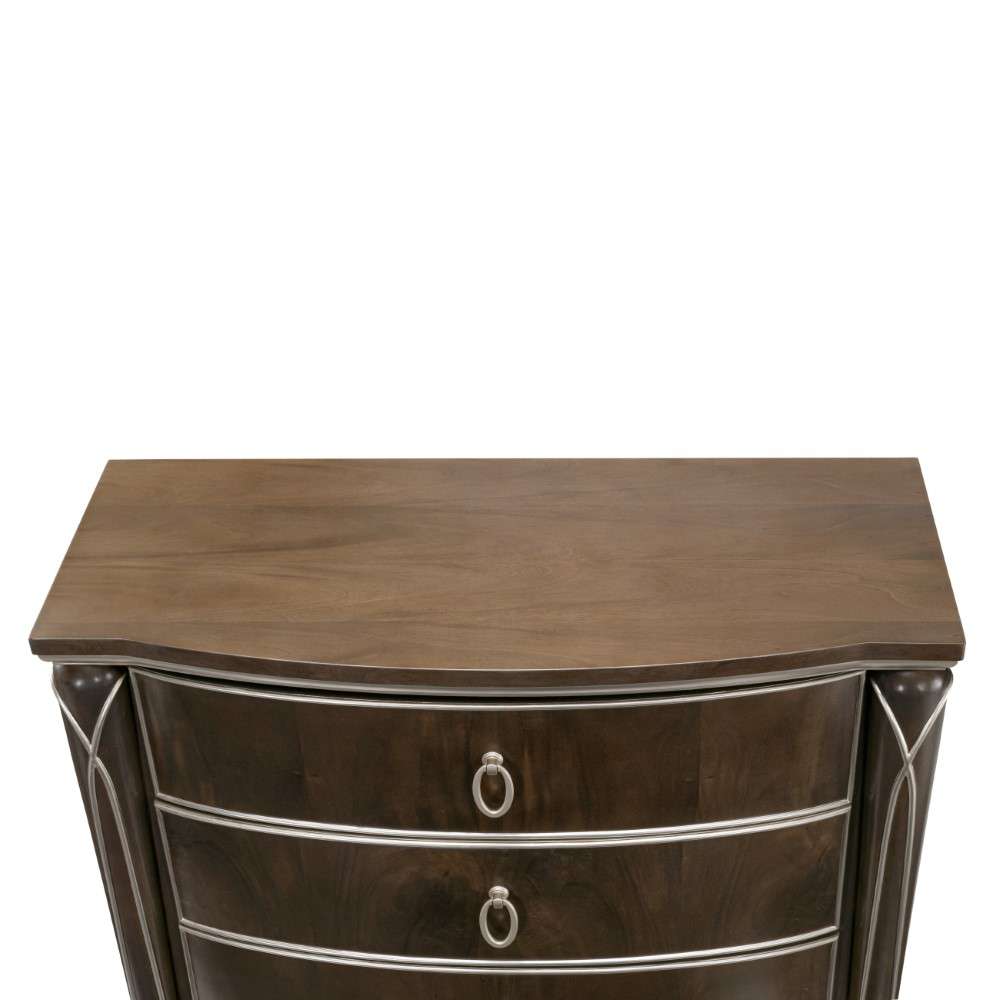 AICO by Michael Amini - VillaÂ Cherie Highboy Chest - Hazelnut - N9008070SA-410 veiw 6