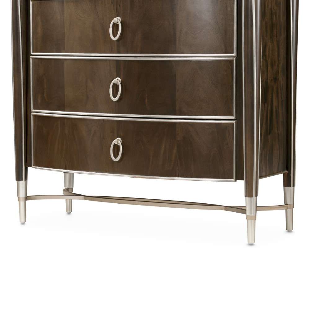 AICO by Michael Amini - VillaÂ Cherie Highboy Chest - Hazelnut - N9008070SA-410 veiw 7