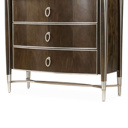 AICO by Michael Amini - VillaÂ Cherie Highboy Chest - Hazelnut - N9008070SA-410 veiw 7